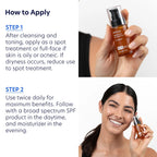 How to apply.  Use twice daily.
