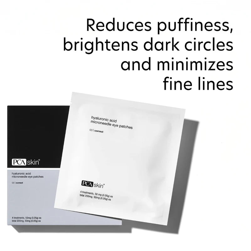 PCA SKIN Hyaluronic Acid Microneedle Eye Patches - Box of 4 Pairs