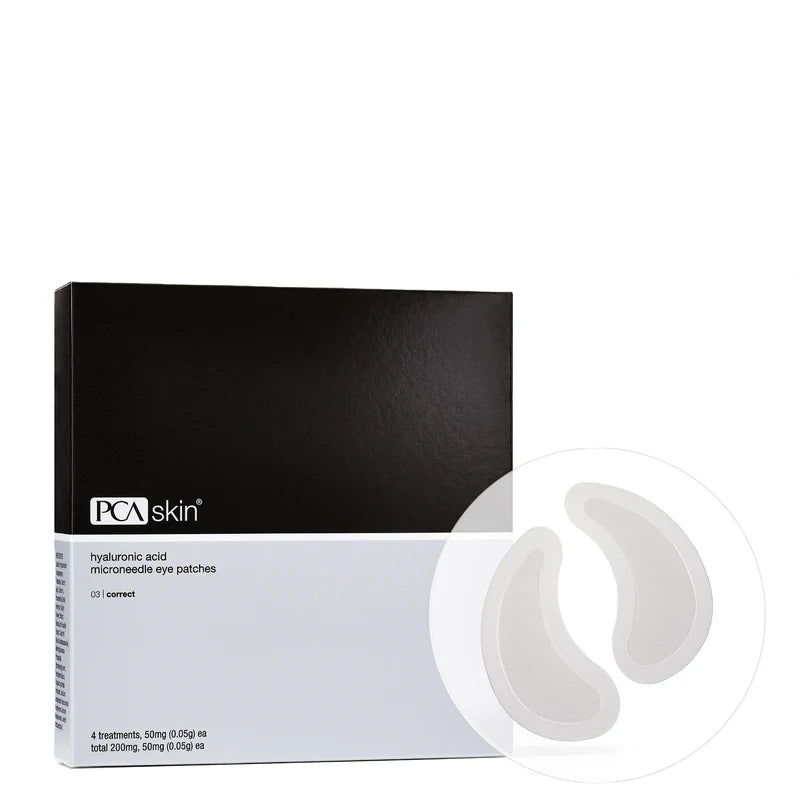 PCA SKIN Hyaluronic Acid Microneedle Eye Patches - Box of 4 Pairs
