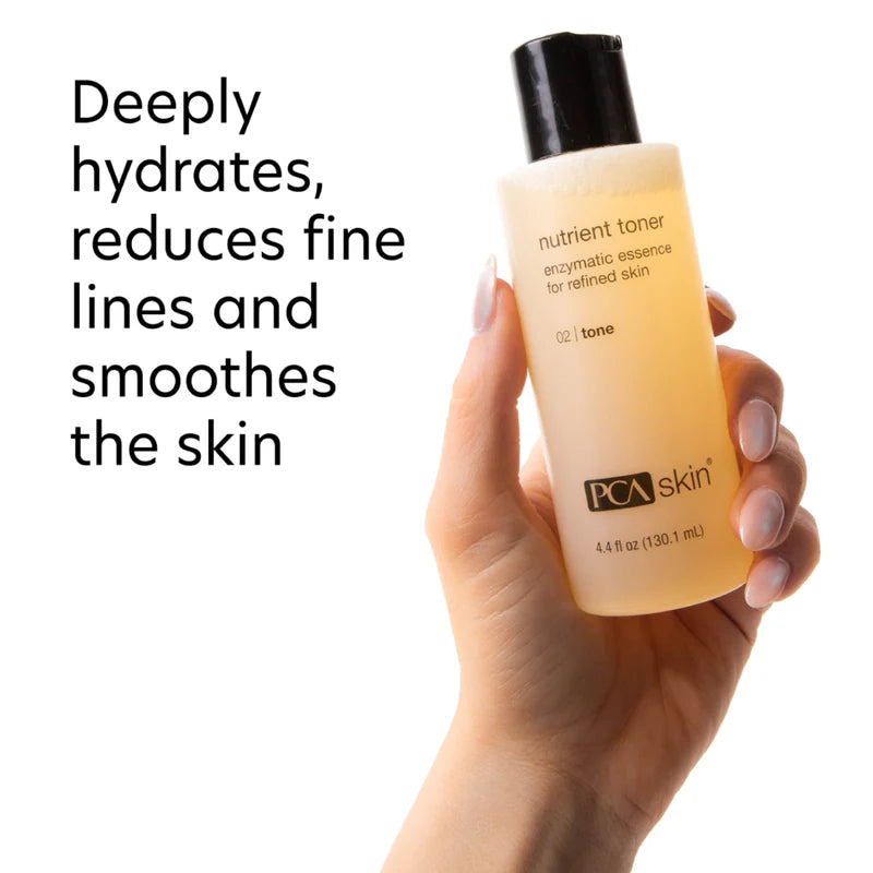 PCA Skin Nutrient Toner.  Deeply hydrates, reduces fine lines and smoothes the skin.