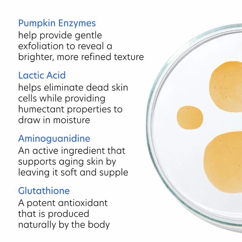 Pumpkin Enzymes, Lactic Acid, Aminoguanidine, Glutathione