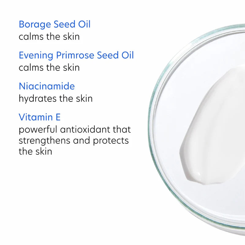 Borage Seed Oil, Evening Primrose See Oil, Niacinimide, Vitamin E