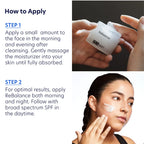 How to apply.  Morning and night.