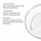 PCA Skin Silkcoat® Balm hydrolyzed silk, jojoba seed, and squalane.